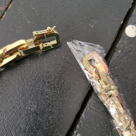 Eddie Borgo NWT Women's Supra Gold Chain Link Necklace Earrings Set - Picture 4 of 7